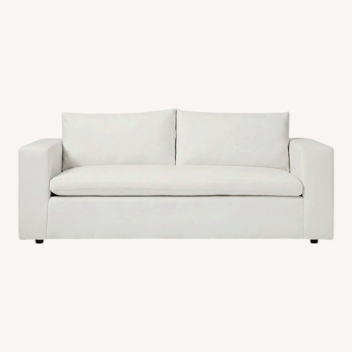 Used West Elm Harmony Light Gray Fabric 3+ Seater Sofa for sale on AptDeco