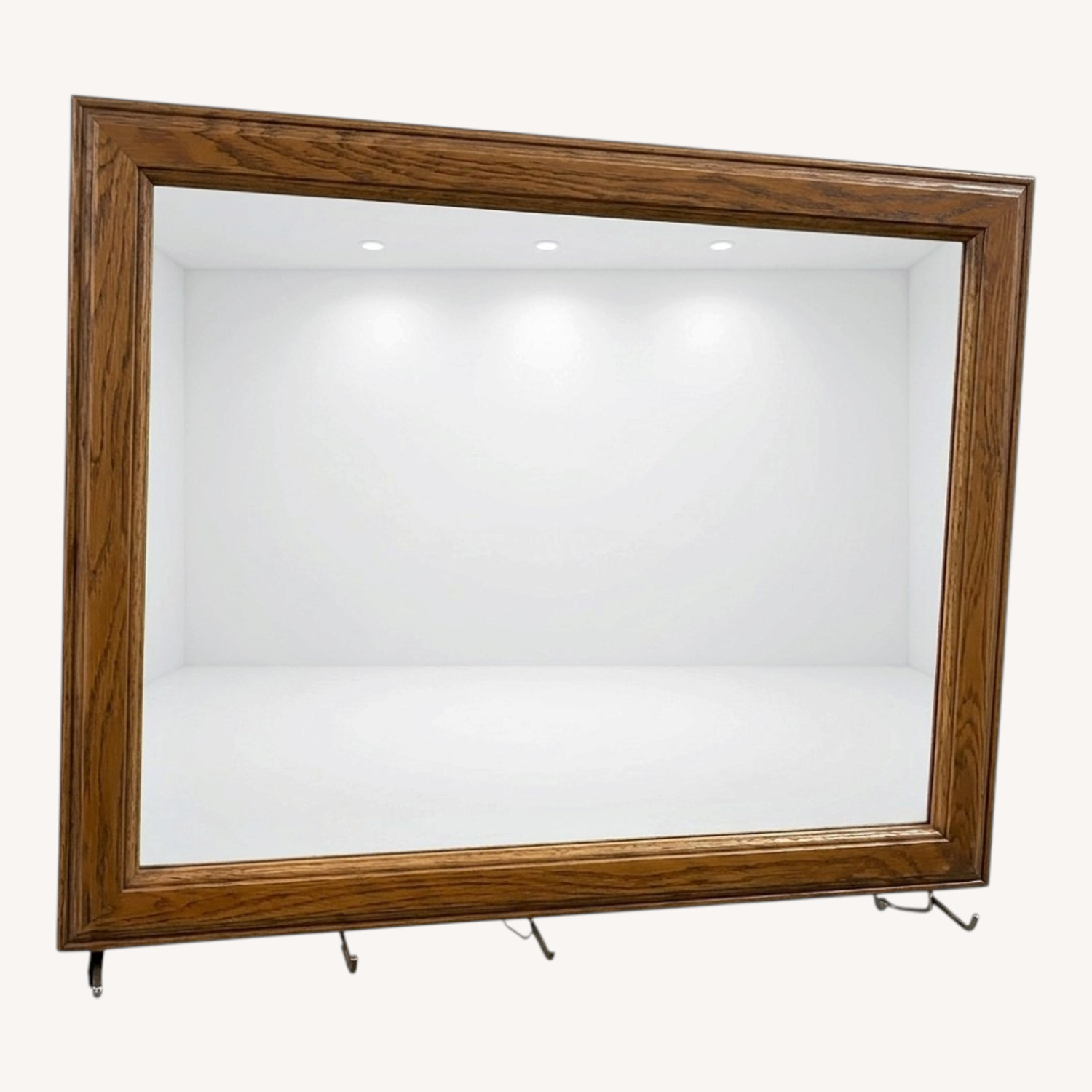 Sears Wood Framed Wall Mirror - image-0