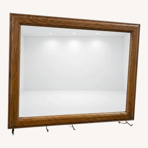 Used Sears Wood Framed Wall Mirror for sale on AptDeco