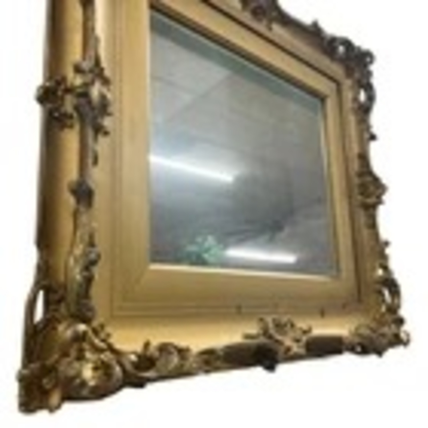 Ornate Gold Gilt Wall Mirror Rococo Frame - image-4