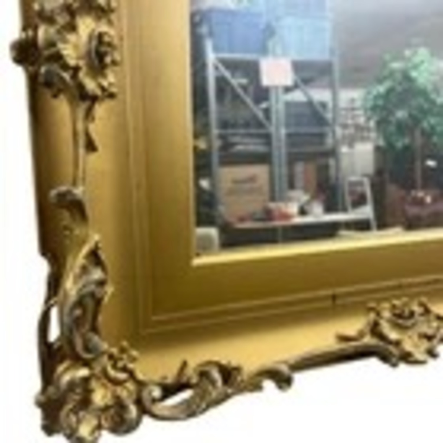 Ornate Gold Gilt Wall Mirror Rococo Frame - image-5