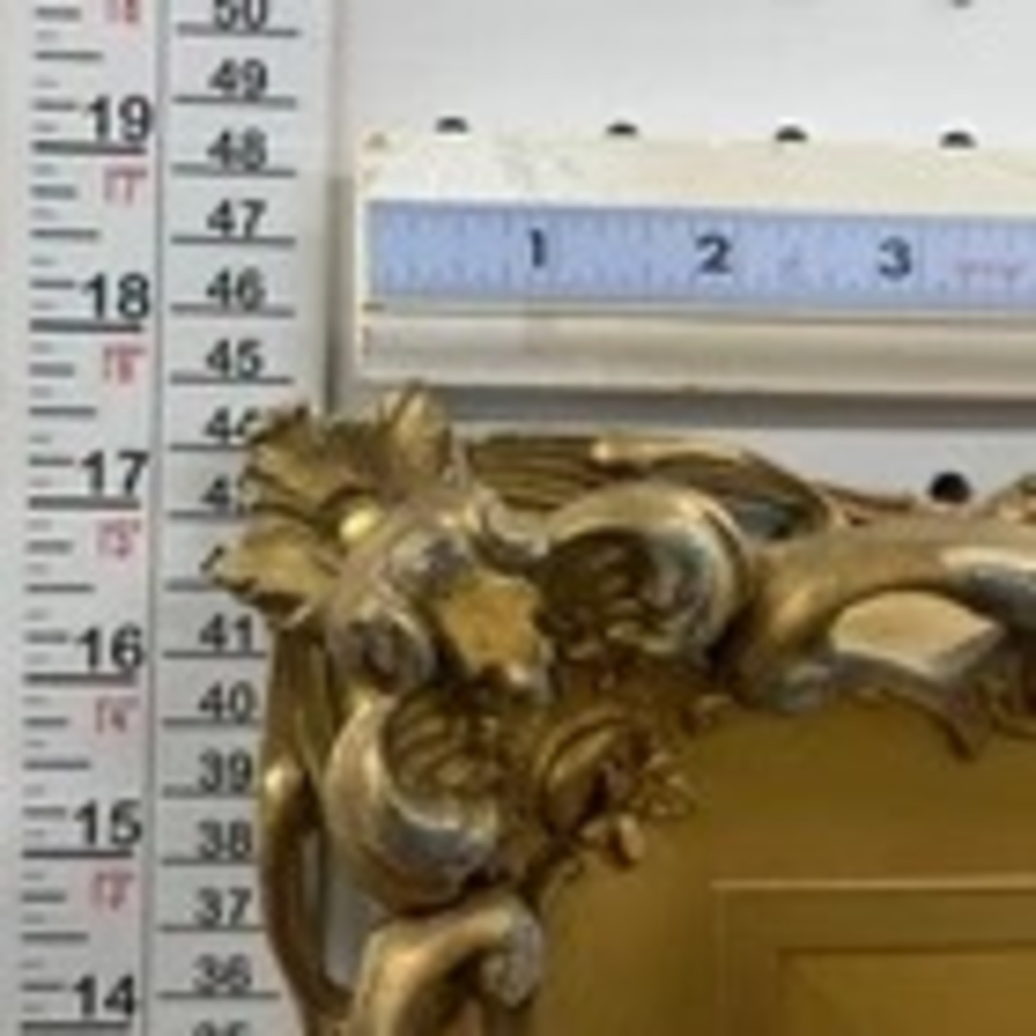 Ornate Gold Gilt Wall Mirror Rococo Frame - image-8