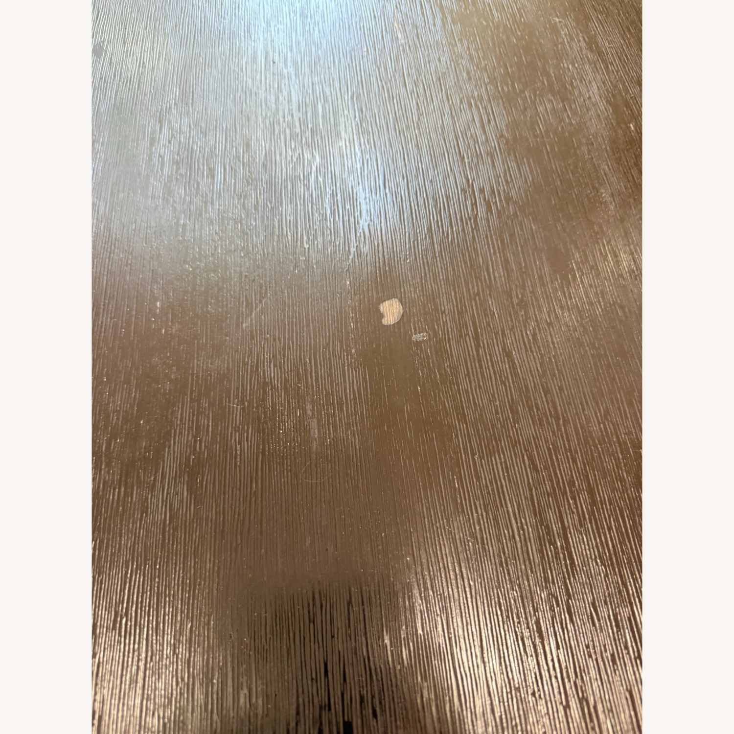 Round Black Drop-Leaf Kitchen Table (Wood) - image-2
