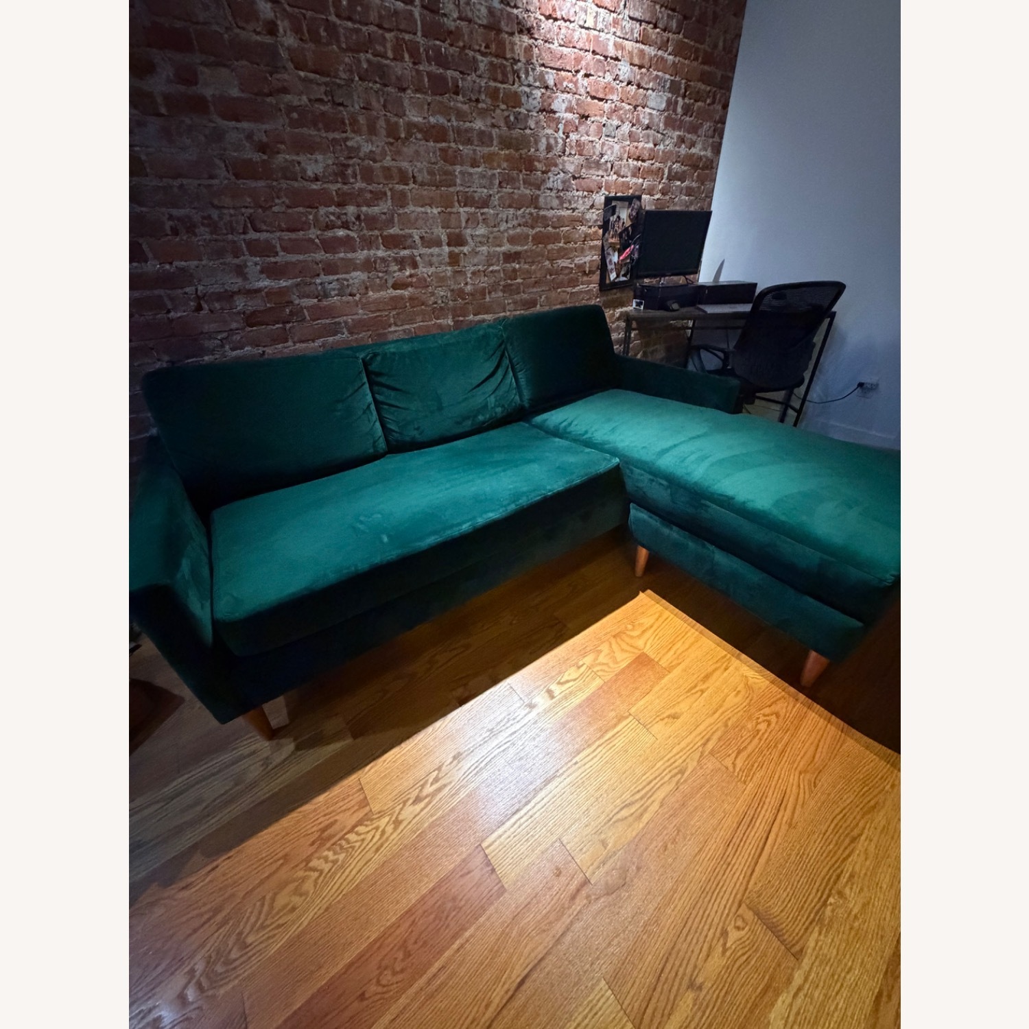 Apt2b Scott Reversible Chaise Sofa - Green - image-2