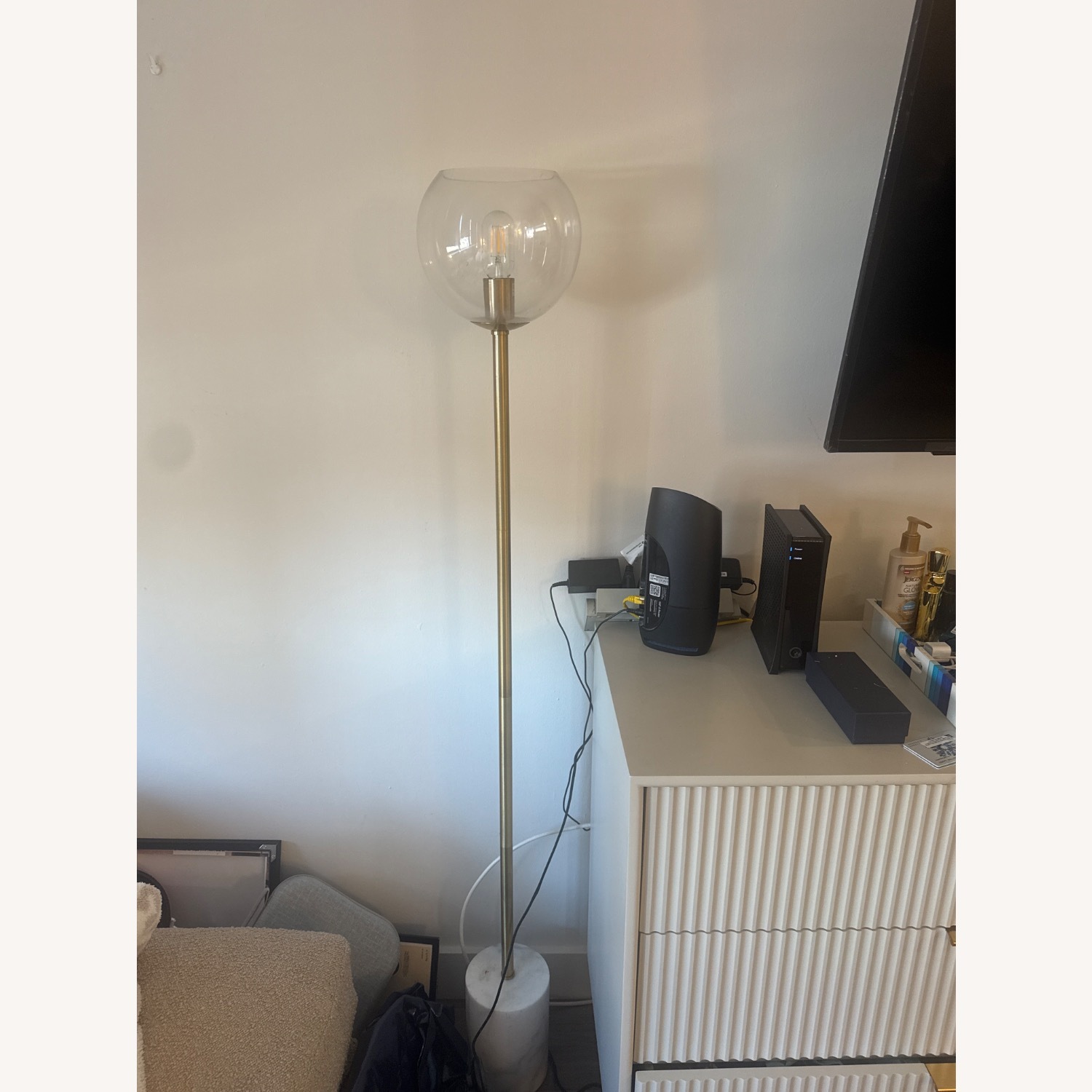 Wayfair Gold Floor Lamp - image-3