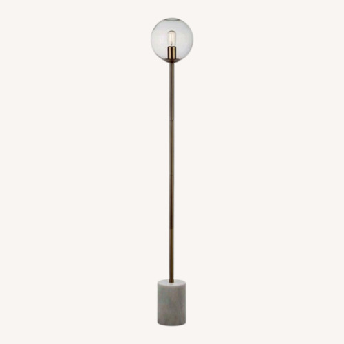 Used Wayfair Gold Floor Lamp for sale on AptDeco