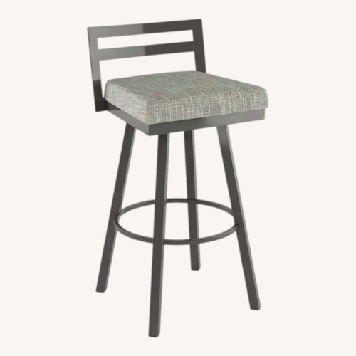 Used Amisco Derek Counter Height Metal Bar Stool Set for sale on AptDeco