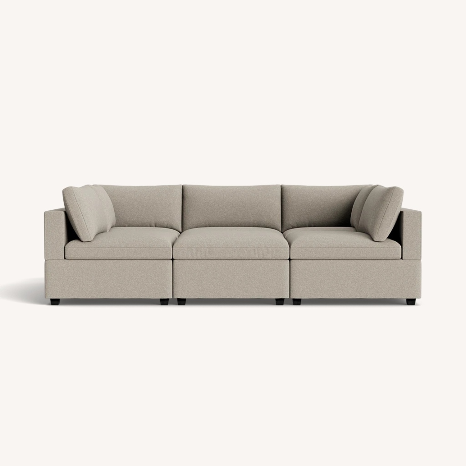 Albany Park Kova Pit Light Gray Fabric 6+ Piece Sectional - image-5