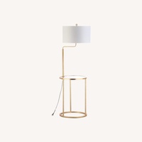 Wayfair Gold Glass Side Table