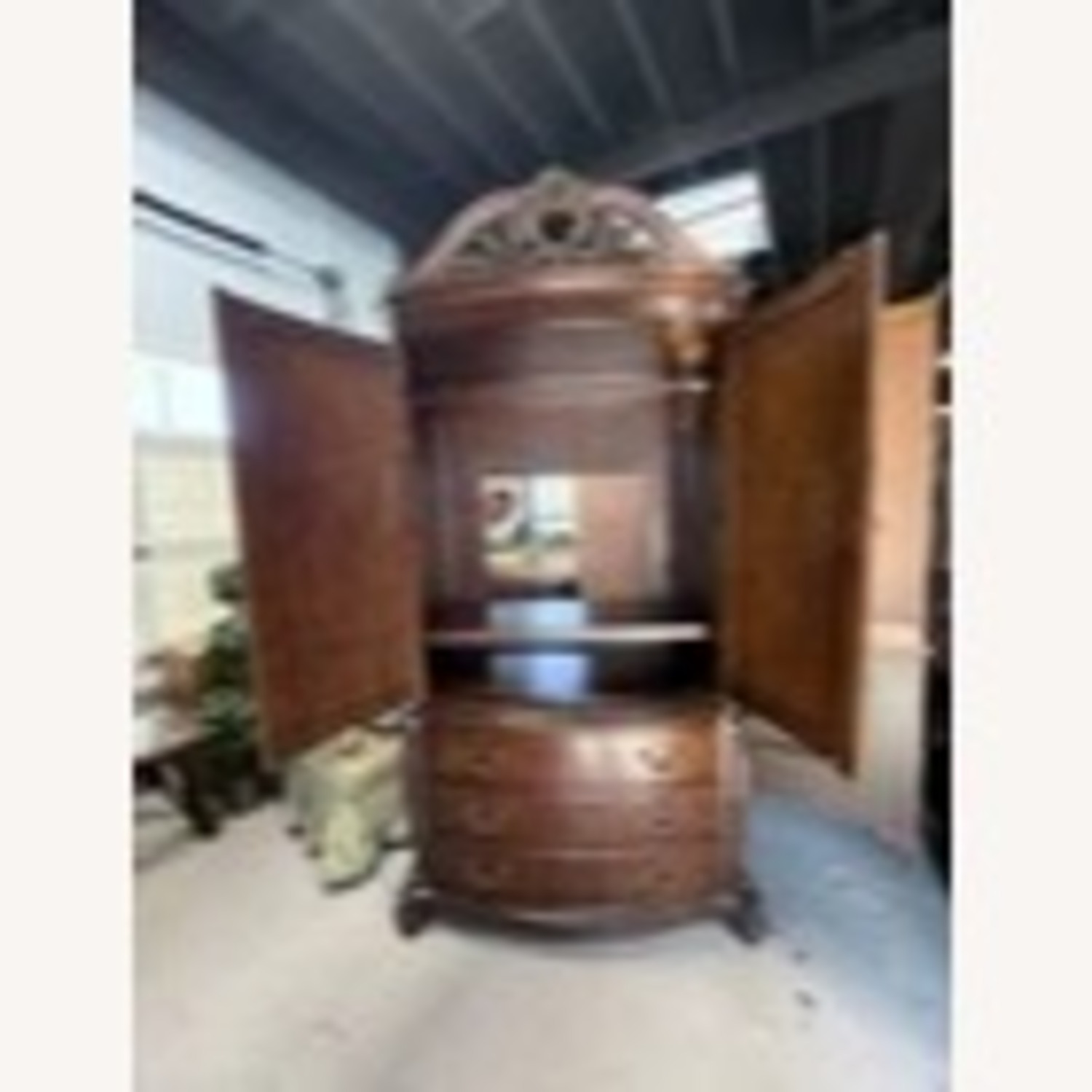 Armoire Two Piece Stackable Wardrobe Storage - image-2