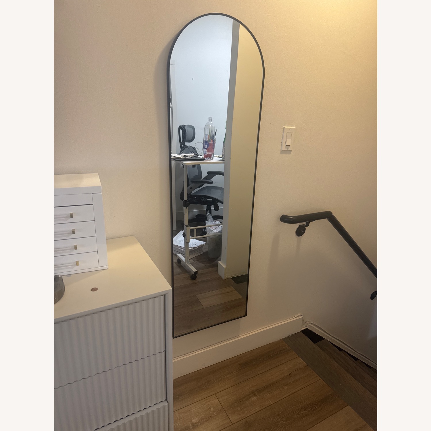 Amazon Black Glass Wall Mirror - image-3