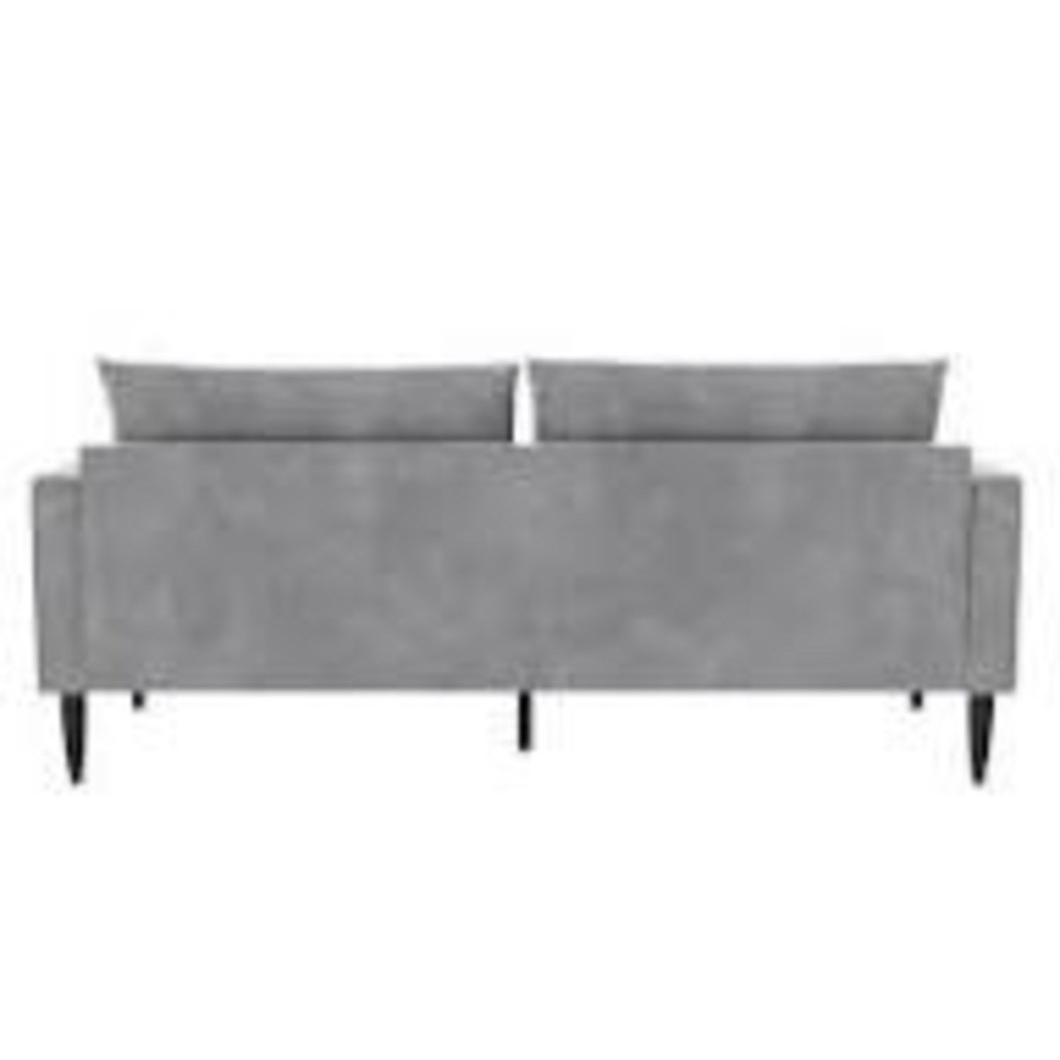Wayfair Light Gray Velvet 2 Seater Sofa - image-2