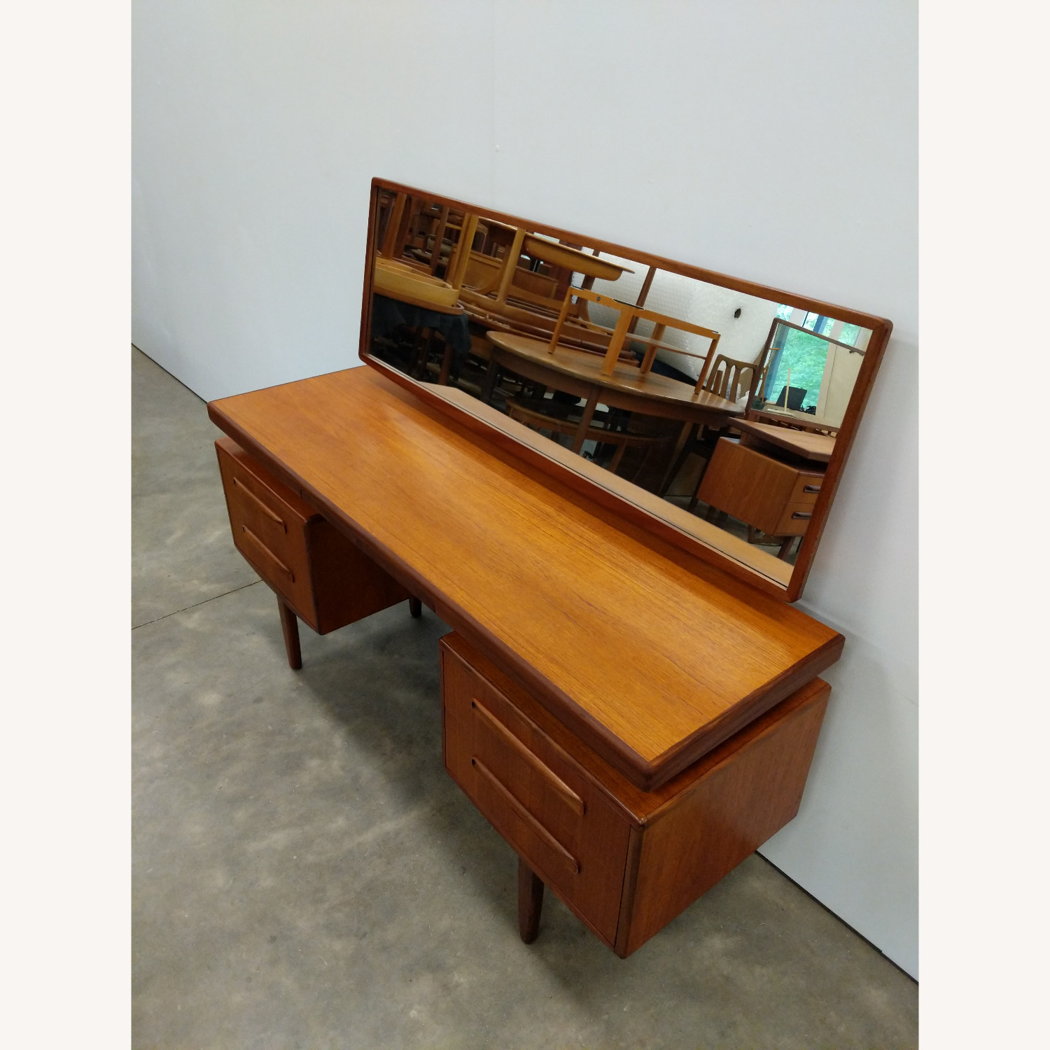 Vintage Mid Century Modern Teak G Plan Vanity Desk - image-4