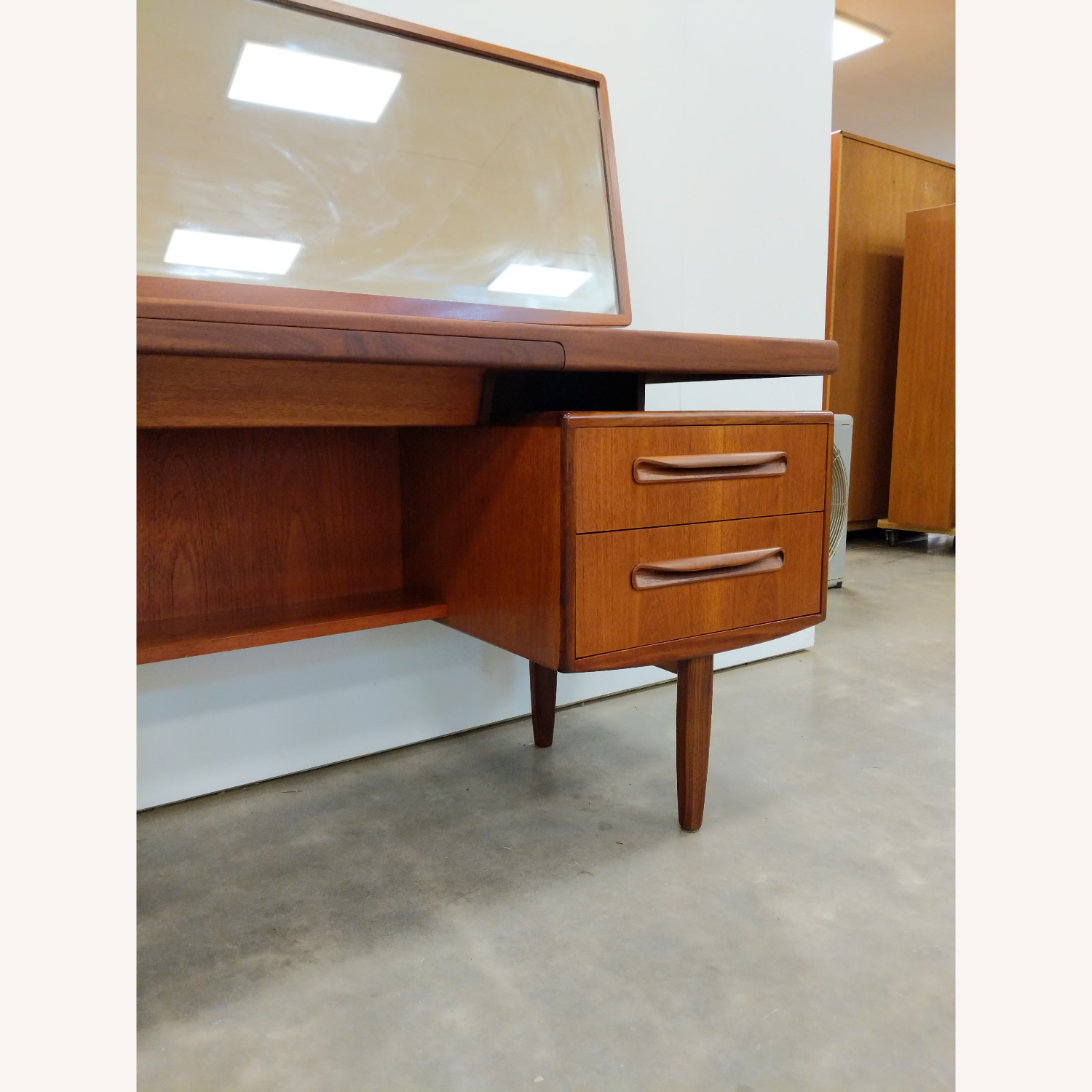 Vintage Mid Century Modern Teak G Plan Vanity Desk - image-6