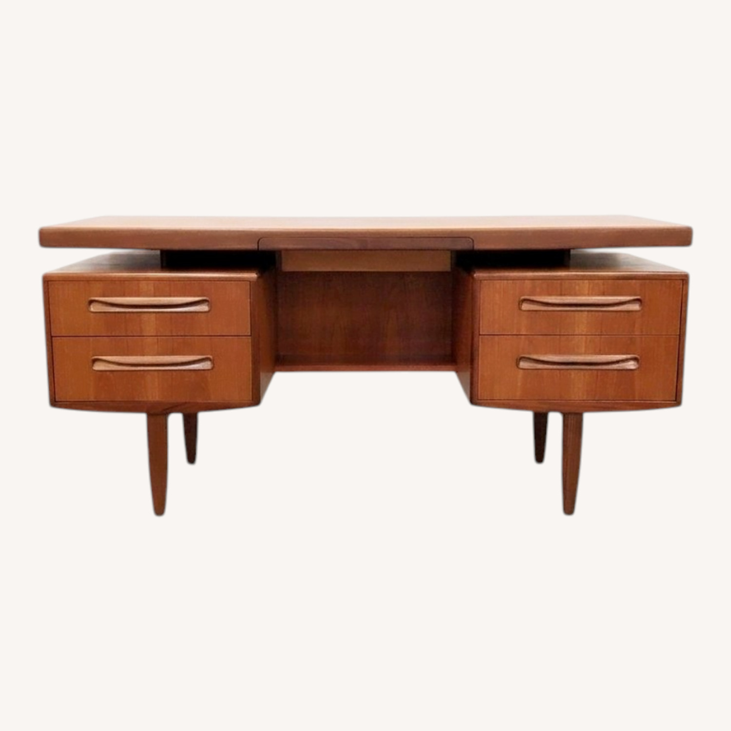Vintage Mid Century Modern Teak G Plan Vanity Desk - image-0