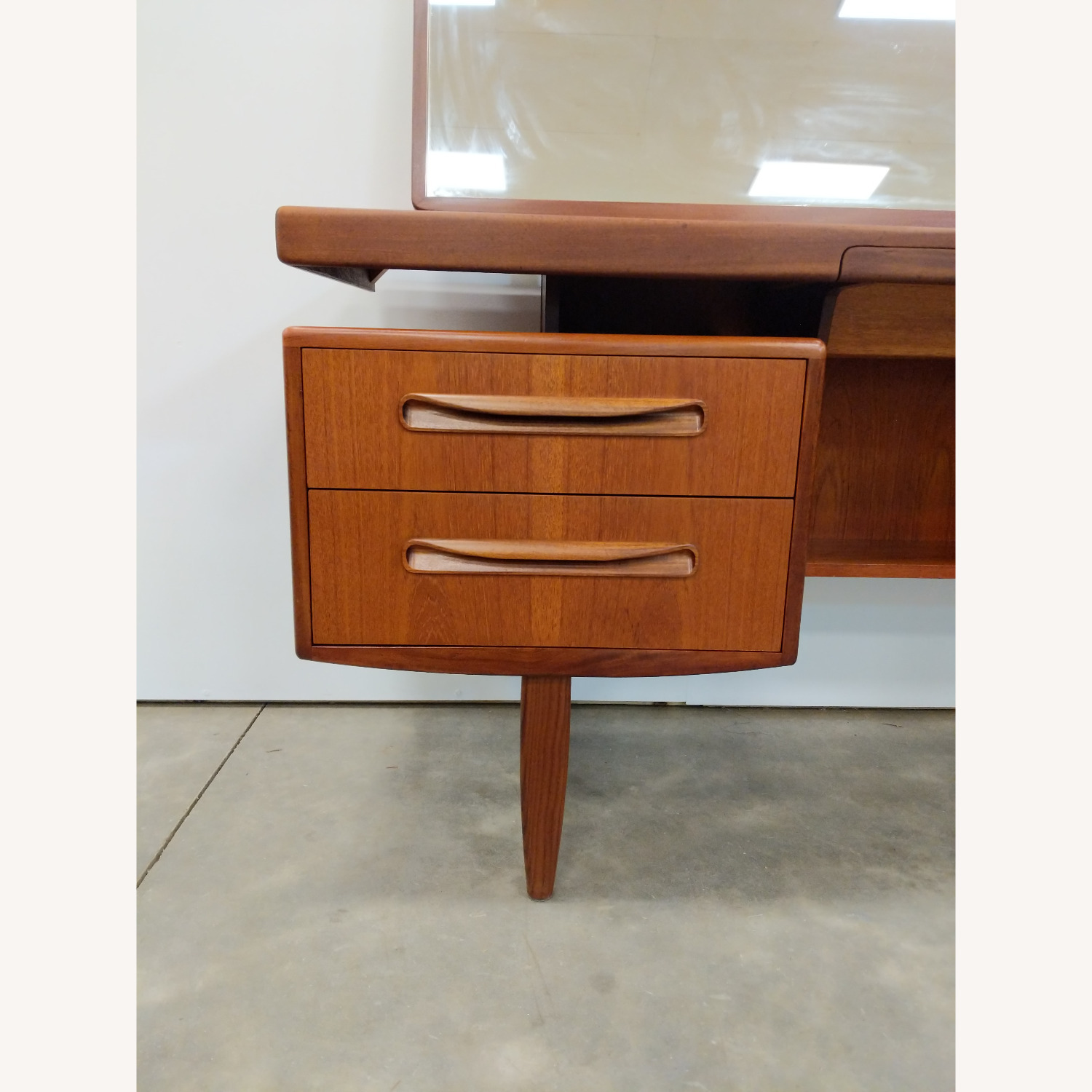 Vintage Mid Century Modern Teak G Plan Vanity Desk - image-5
