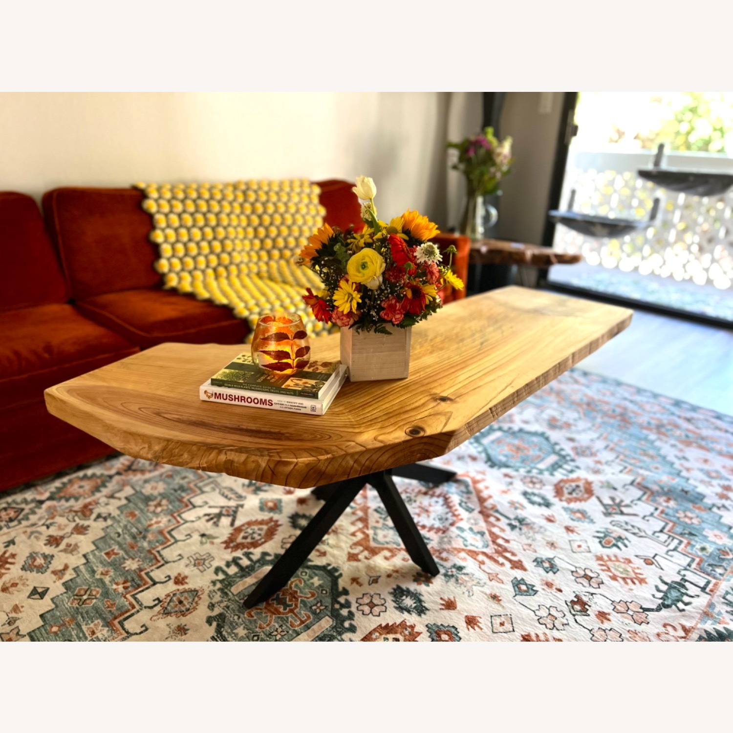Natural Wood Coffee Table - image-7