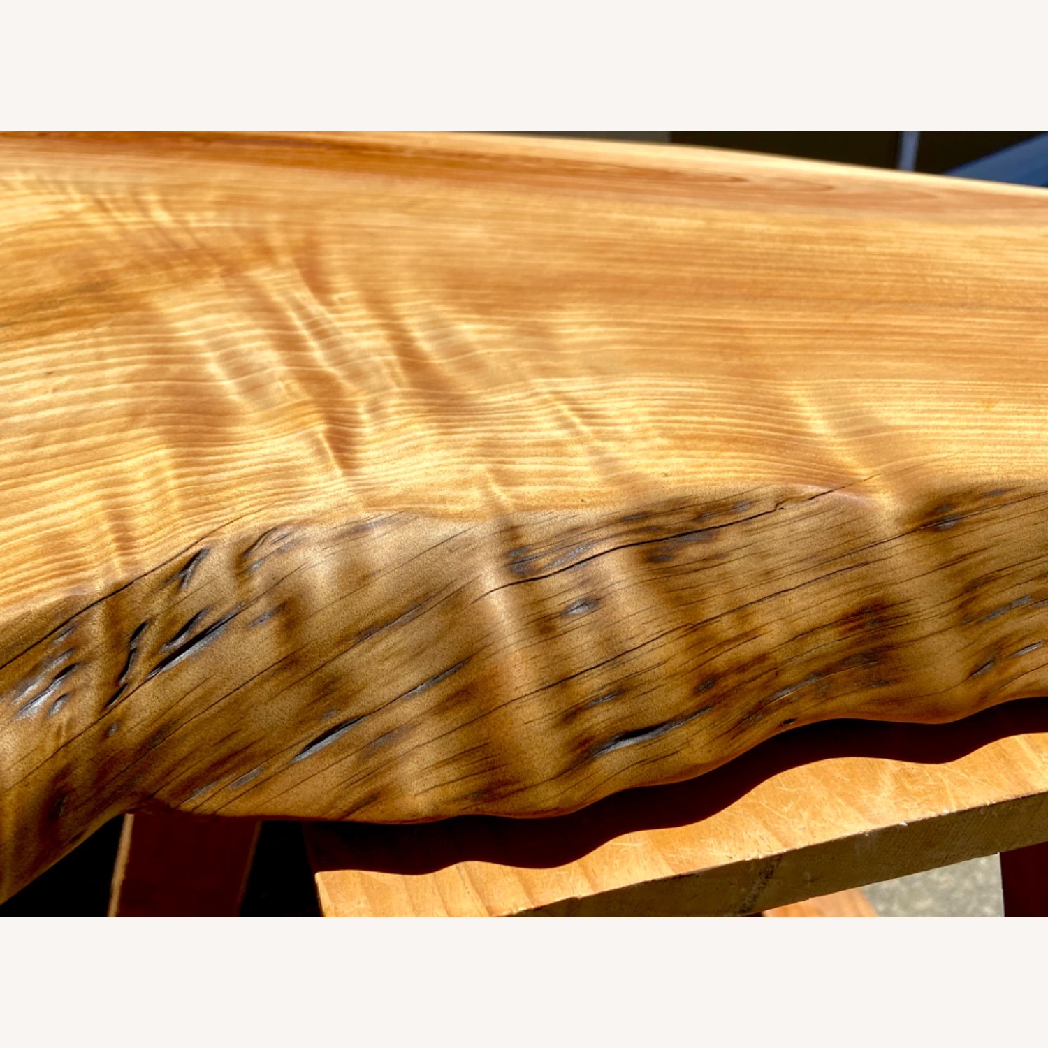 Natural Wood Coffee Table - image-4