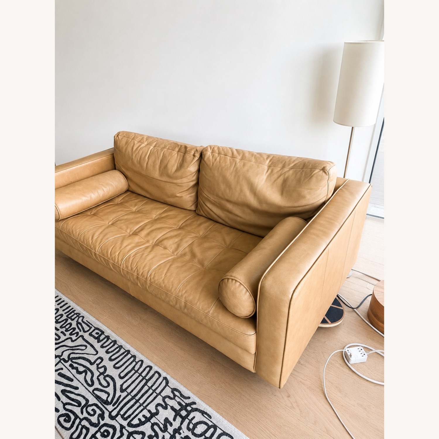 Article Sven 72” Model Leather Loveseat - image-4