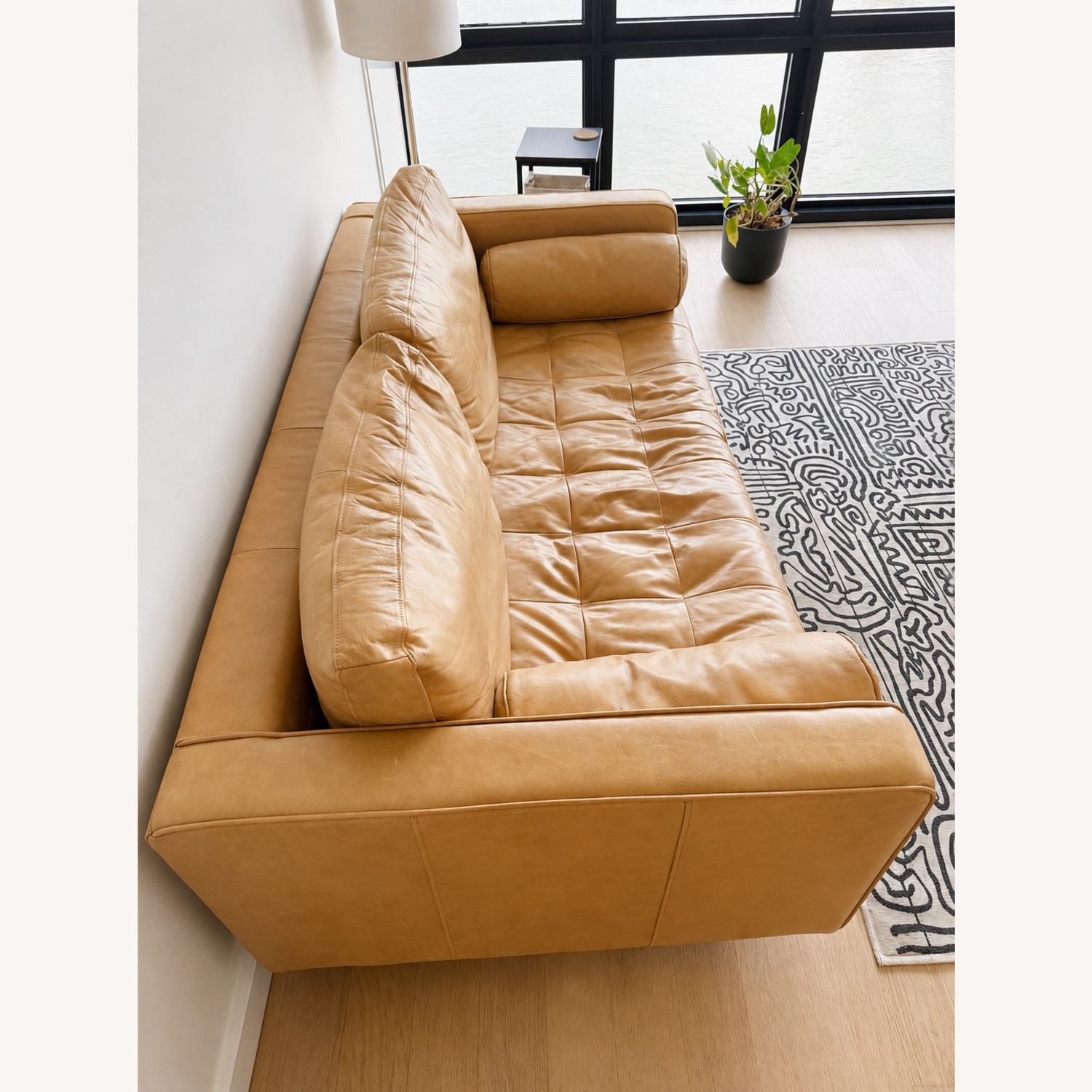 Article Sven 72” Model Leather Loveseat - image-3