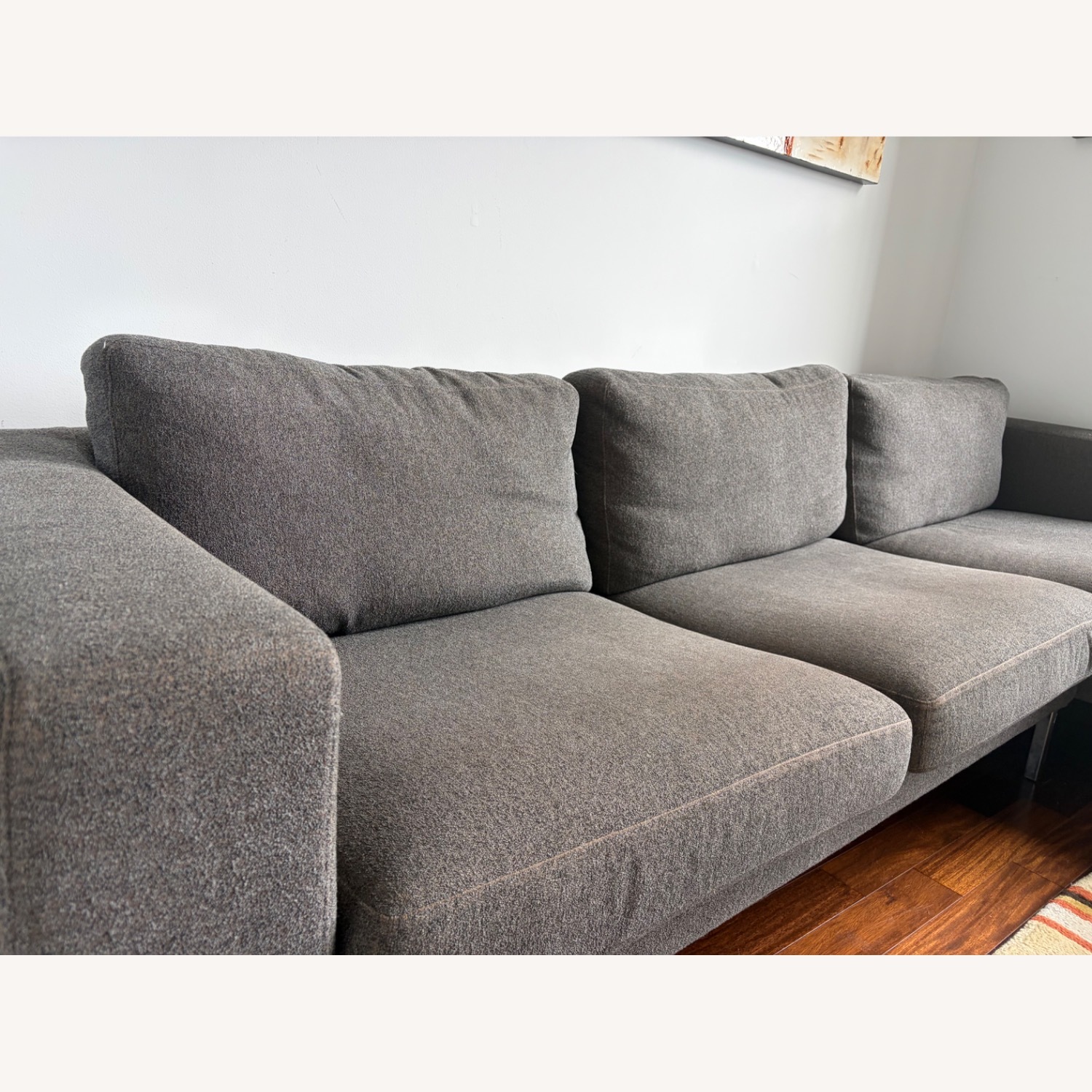 Bensen Dark Neo Gray Fabric 3+ Piece Sectional - image-3