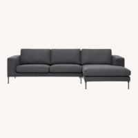 Bensen Dark Neo Gray Fabric 3+ Piece Sectional