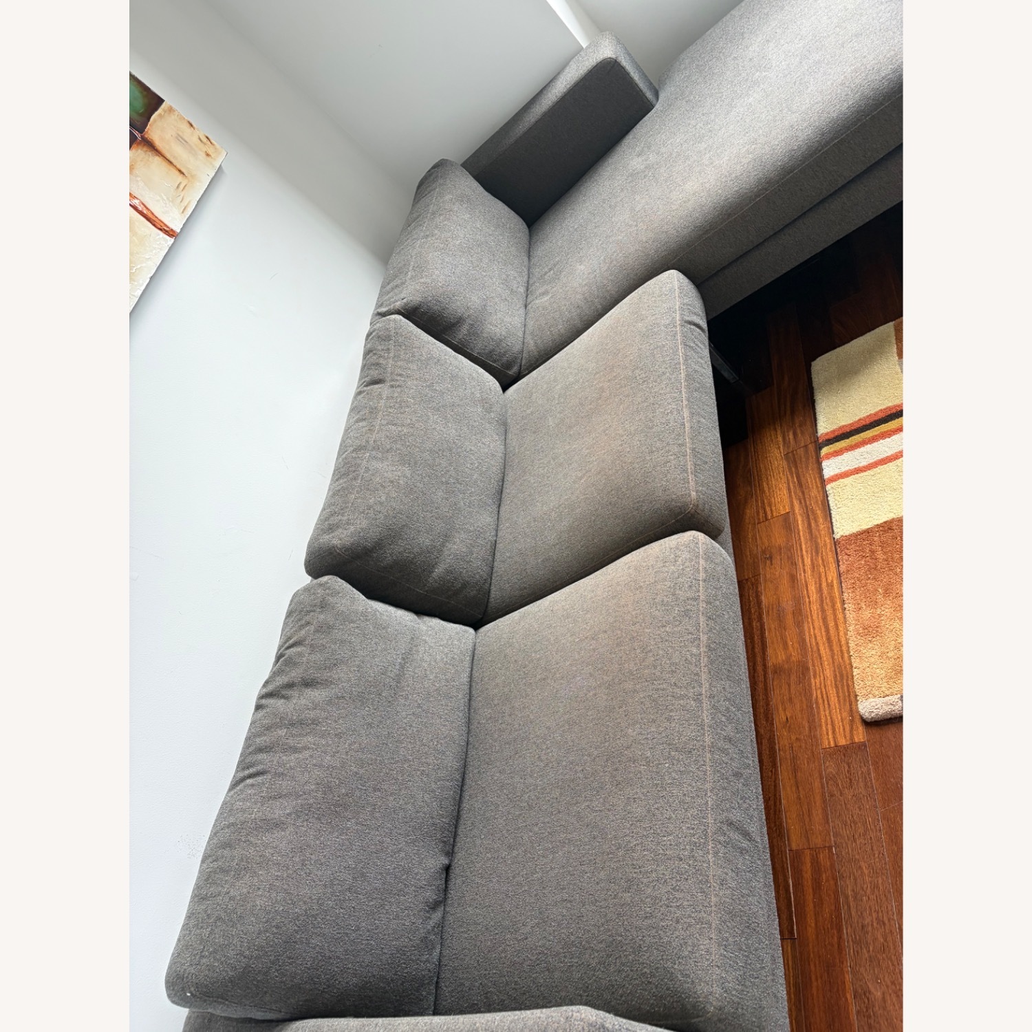 Bensen Dark Neo Gray Fabric 3+ Piece Sectional - image-6