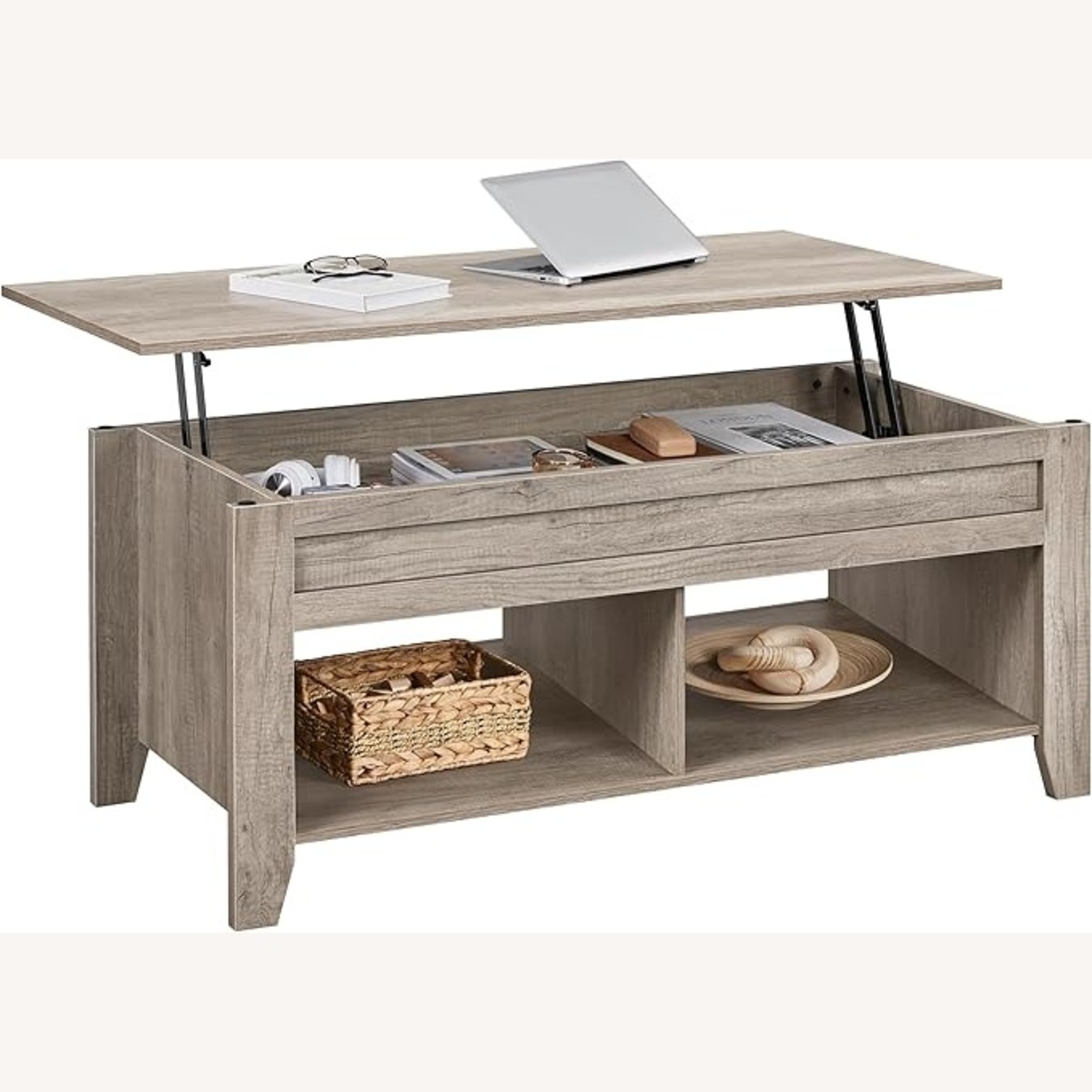 Yaheetech Lift Top Coffee Table - image-8