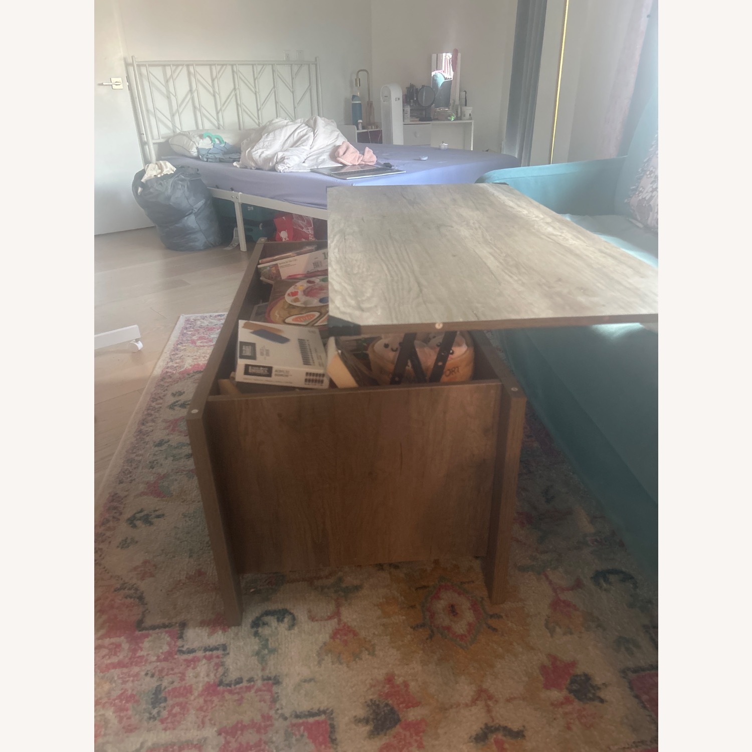 Yaheetech Lift Top Coffee Table - image-3