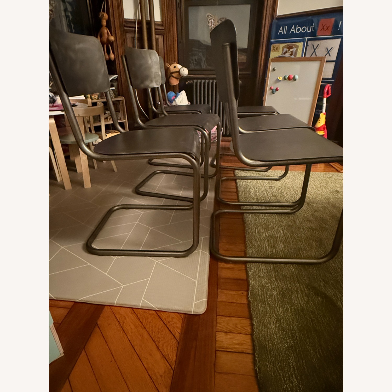 Restoration Hardware Metal Schoolhouse Side Chairs - image-3