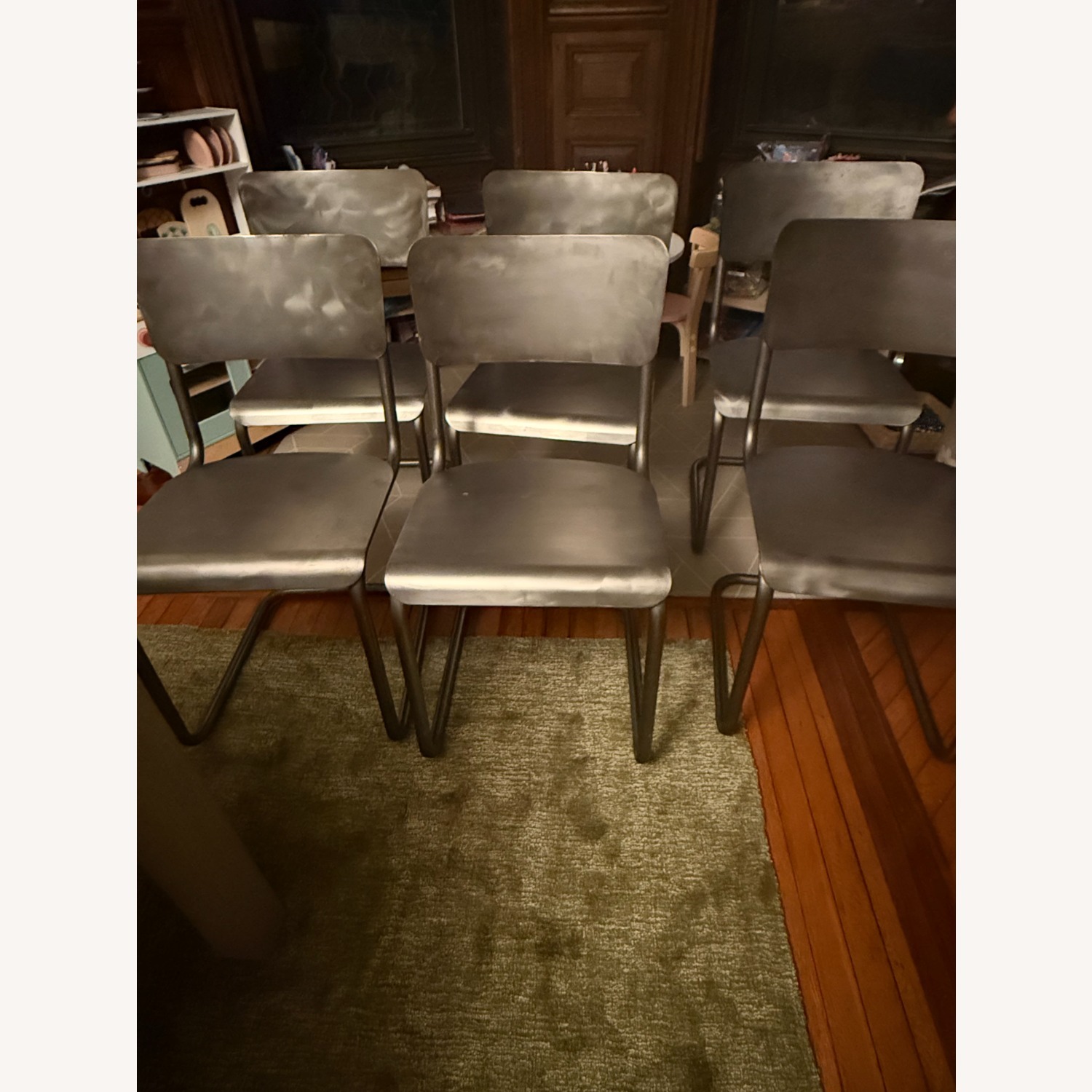 Restoration Hardware Metal Schoolhouse Side Chairs - image-1