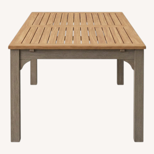 Used Restoration Hardware Outdoor Teak Dining Table for sale on AptDeco