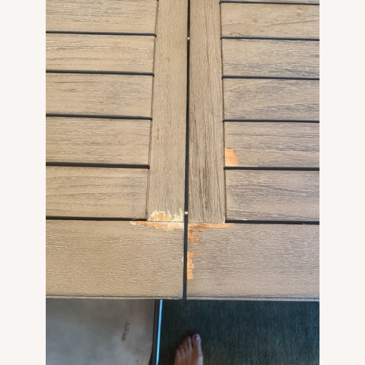 Restoration Hardware Outdoor Teak Dining Table - image-2