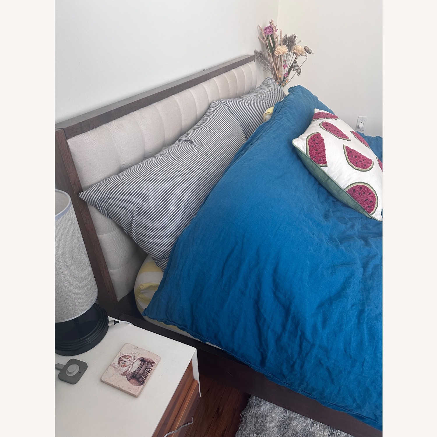 Wayfair Natural Wood Queen Bed - image-8