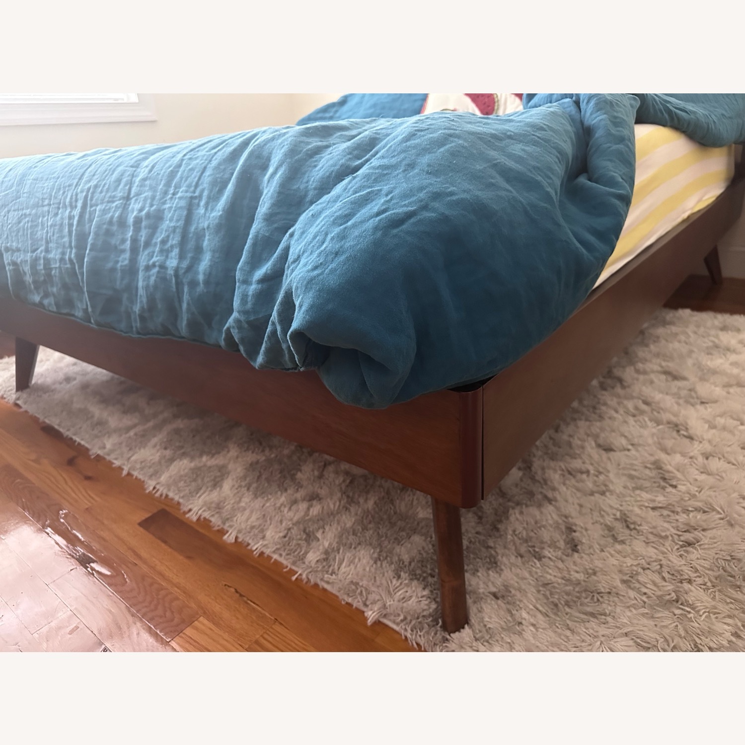 Wayfair Natural Wood Queen Bed - image-5