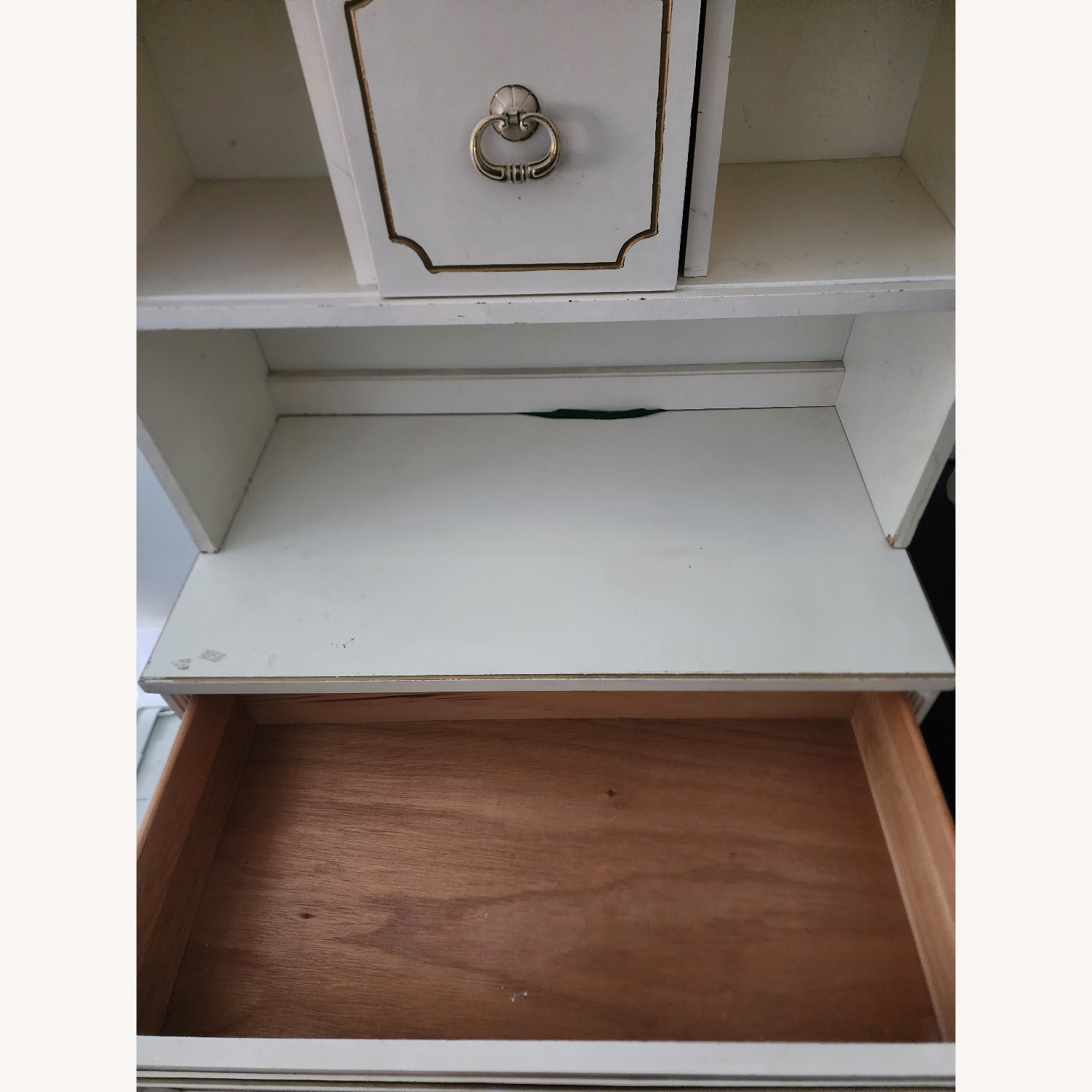 Cream Wood Bookcase - image-3