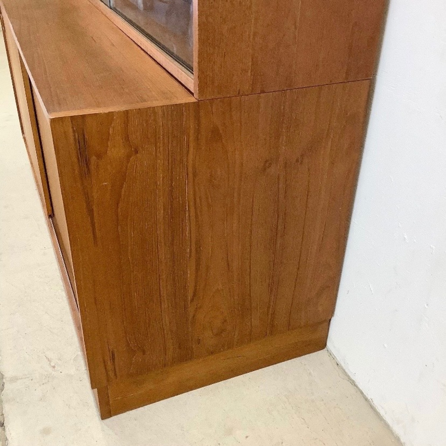 Danish Modern Teak Bookcase With Cabinet Base - image-8