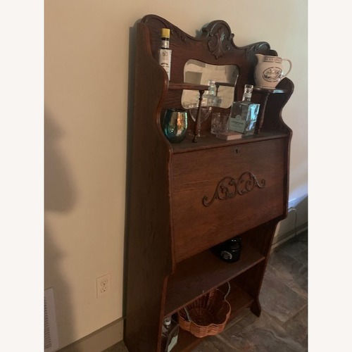 Used Antique Desk Natural Wood  for sale on AptDeco