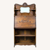 Antique Desk Natural Wood