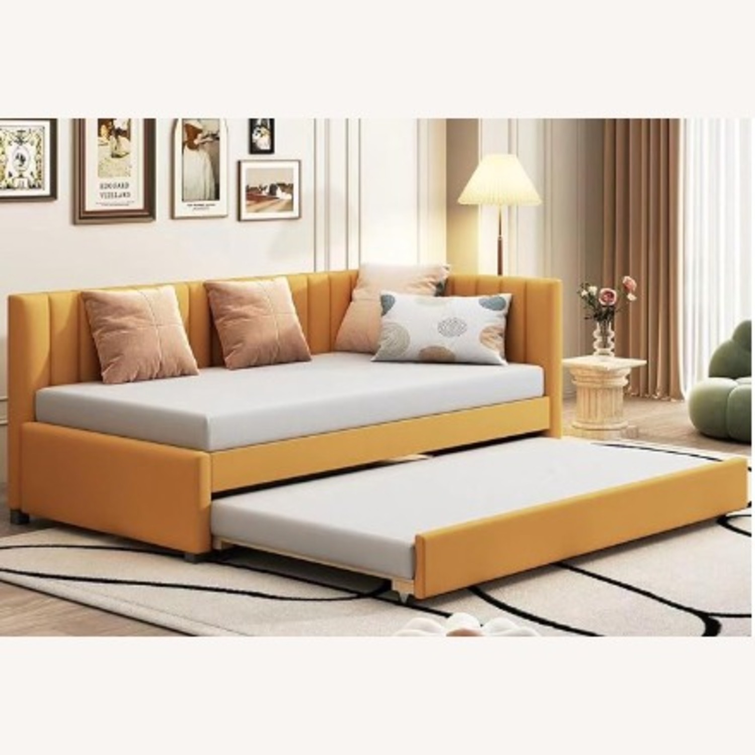 Orange day bed x 2 - image-2