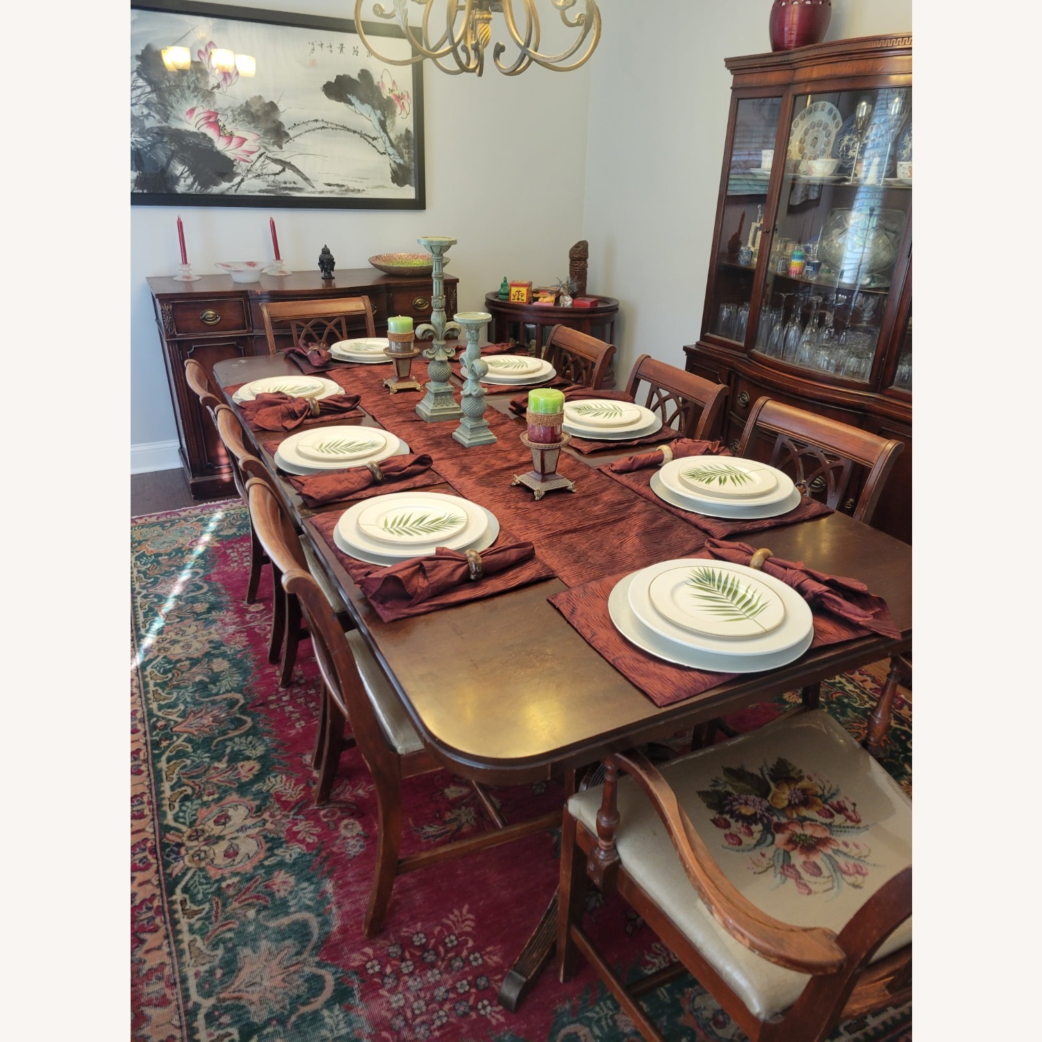 Duncan Phyfe Dining Room Set - image-2