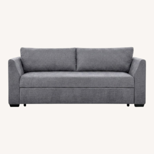 Used Thomasville Marion Fabric Convertible Sofa Gray for sale on AptDeco