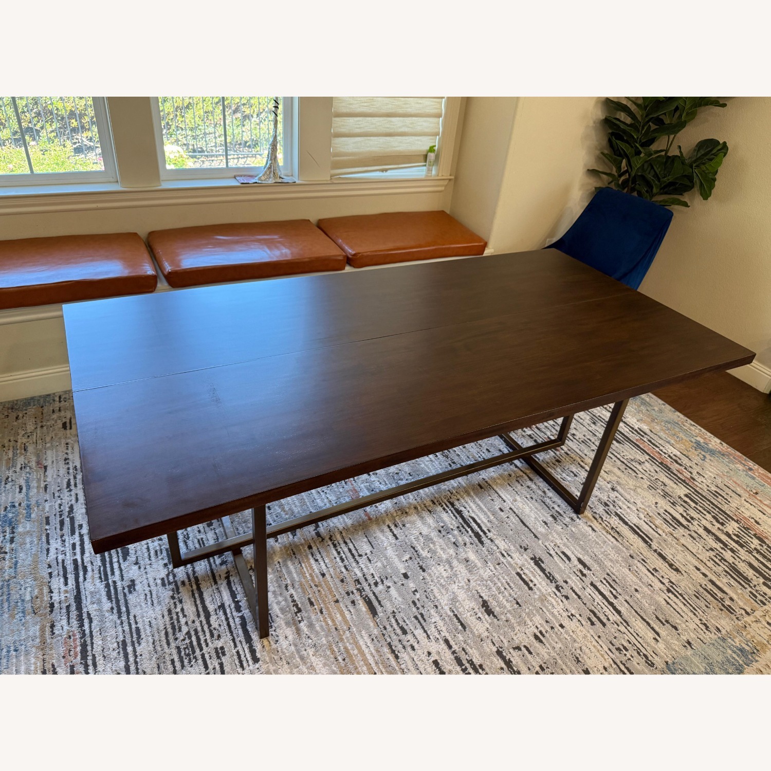 Sunpan Black Wood Dining Table with Chairs - image-2