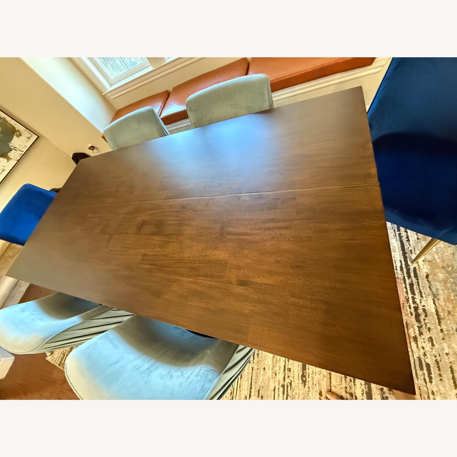 Sunpan Black Wood Dining Table with Chairs - image-5