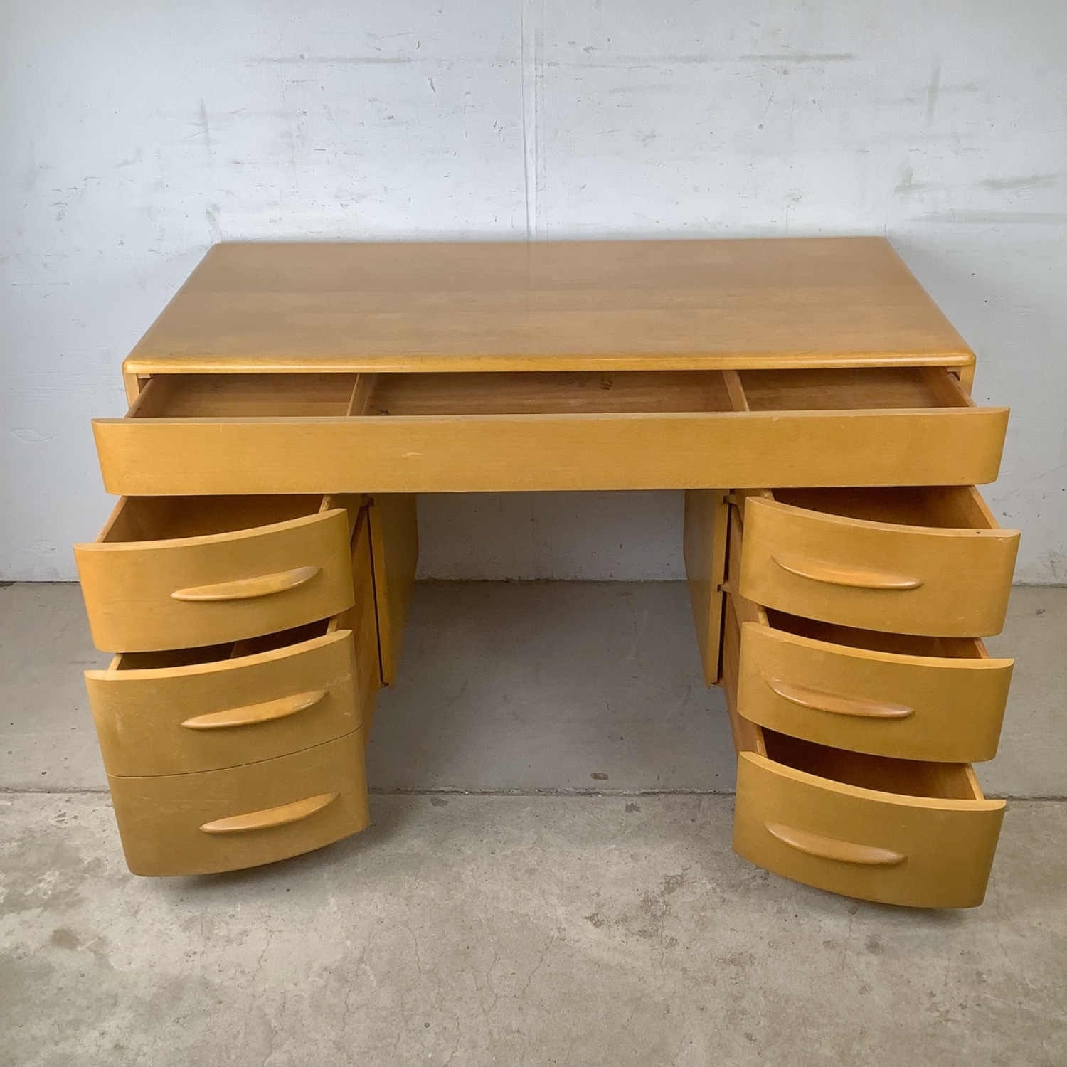 Heywood-Wakefield Kneehole Desk, MCM - image-16