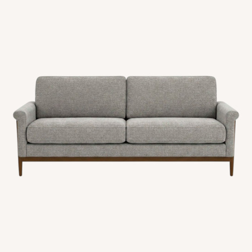 Used West Elm Leon Light Gray Fabric 2 Seater Sofa for sale on AptDeco