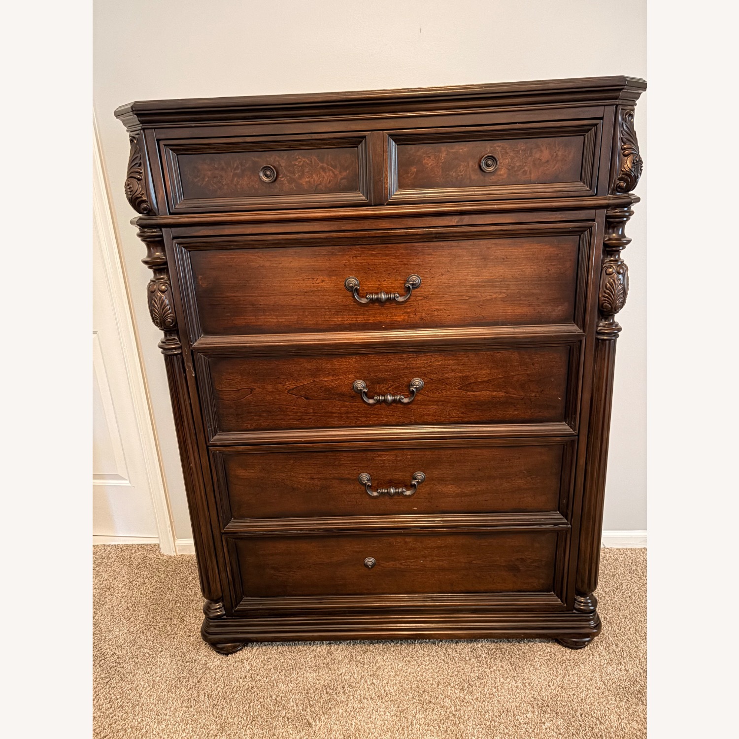 Liberty Furniture Dark Brown Dresser - image-1