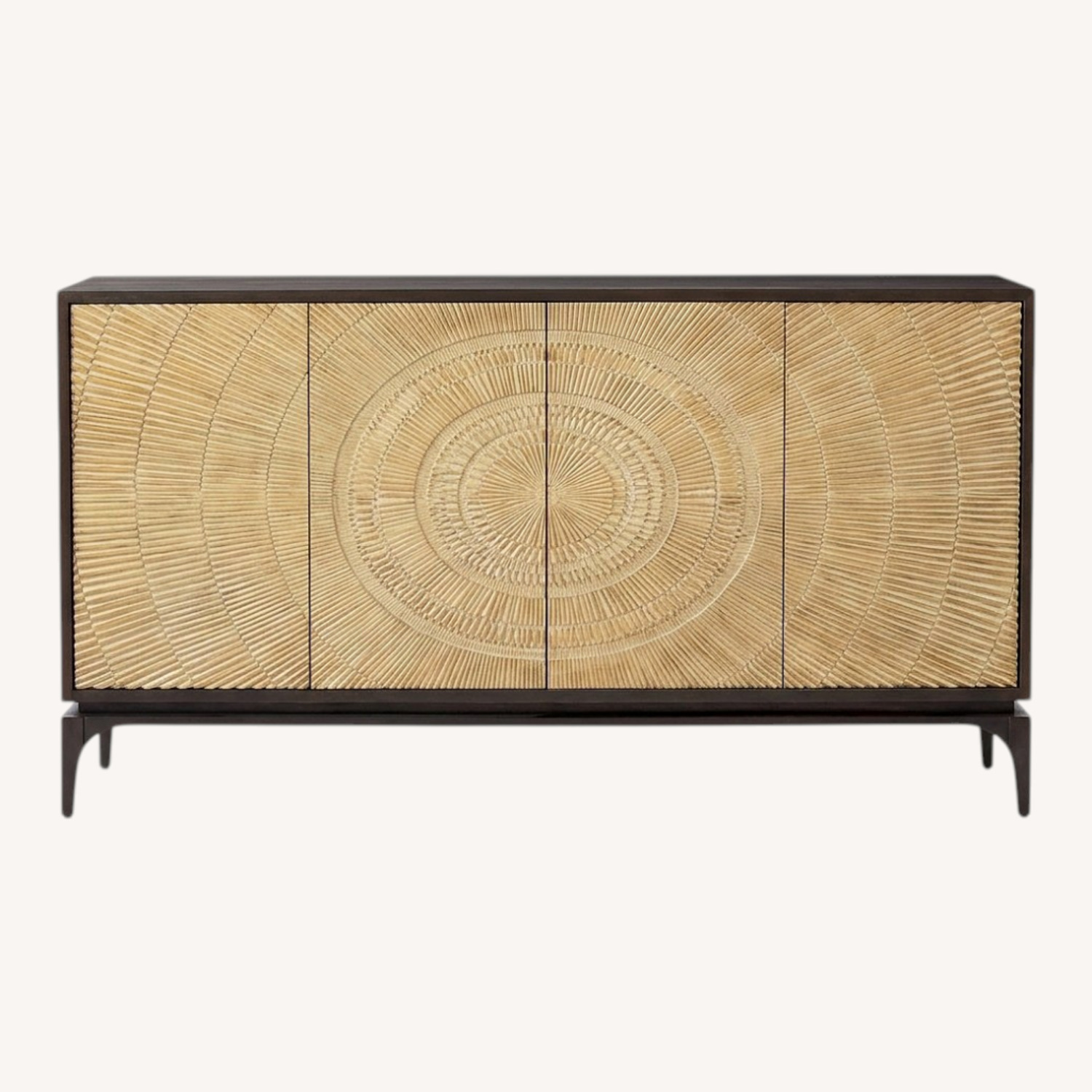 John Richard Gold Wood Side Table - image-0