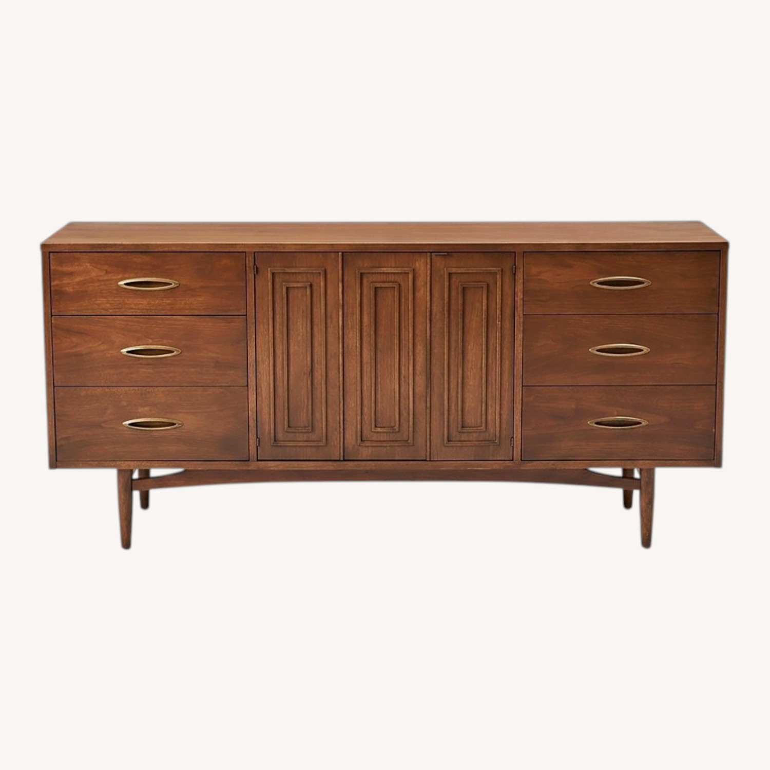 Broyhill Furniture Dark Brown Wood Sideboard - image-0