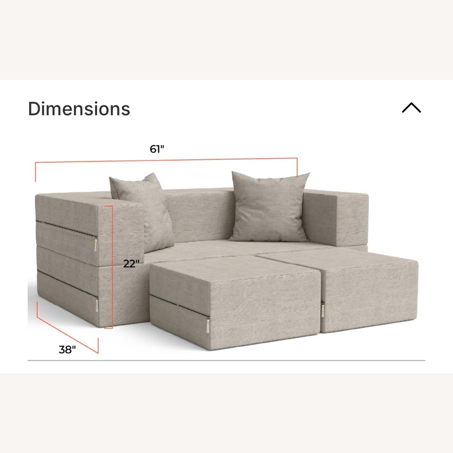 Convertible Queen Sleeper Loveseat - image-3